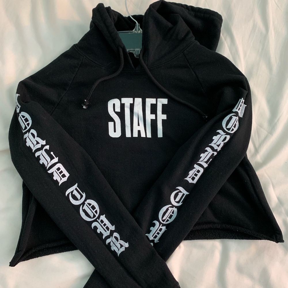 Purpose World Tour cropped hoodie